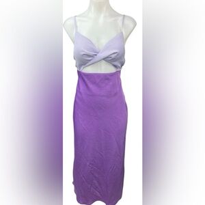 Forever 21 Lavender Twist Front Dress